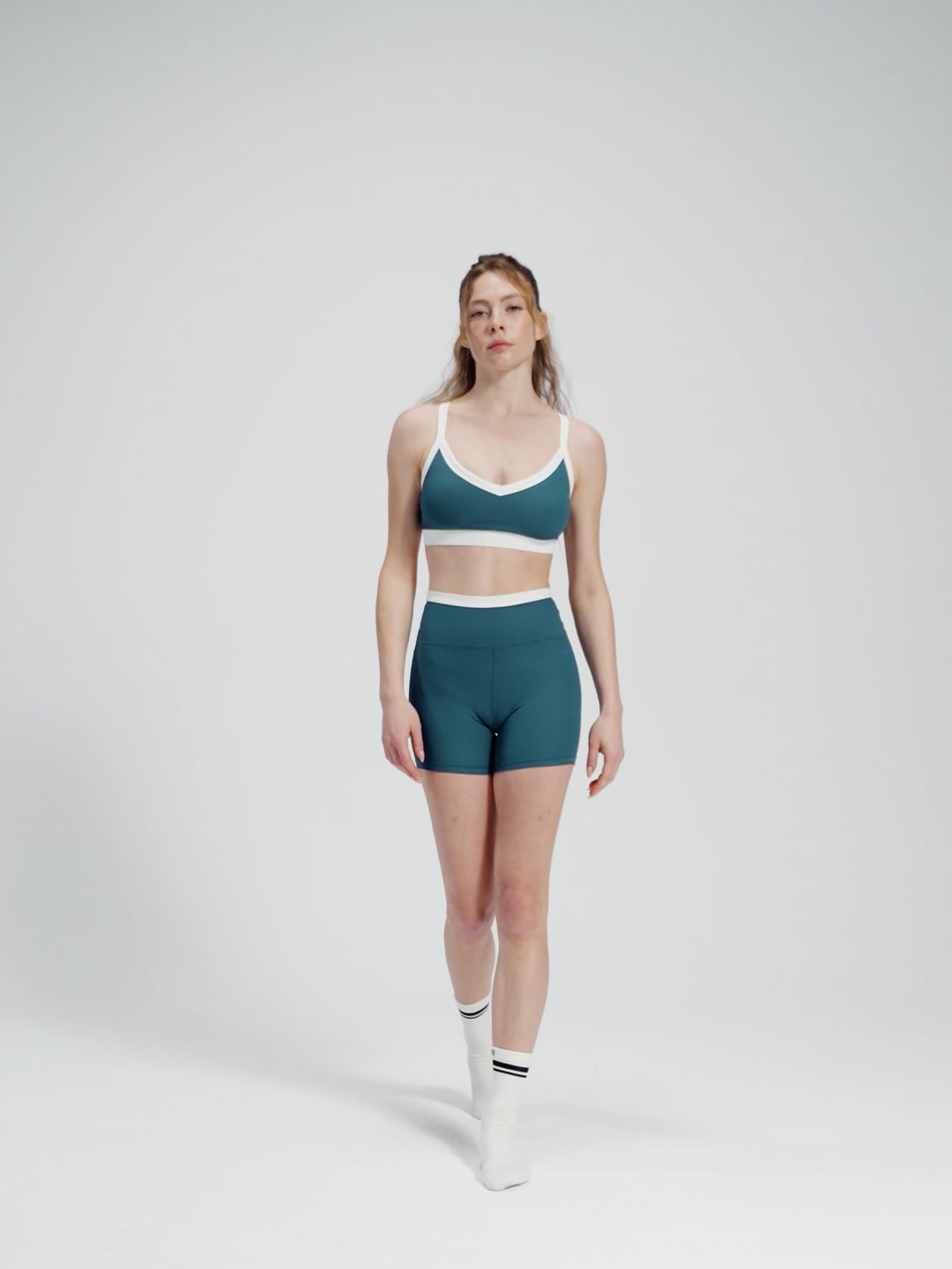 טייץ קצר אורך ”5 בגזרה גבוהה מבד ilios ריב