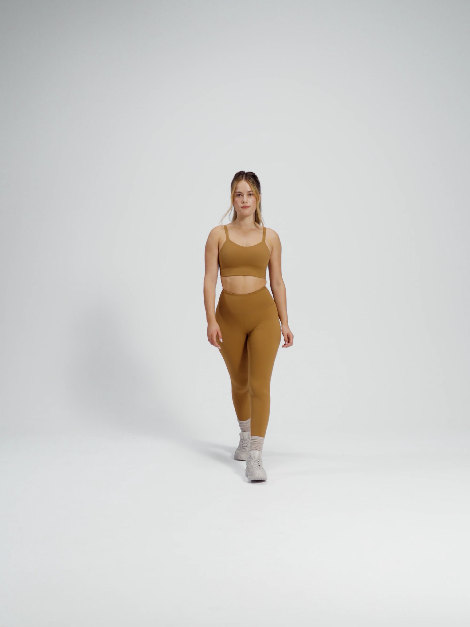 טייץ squat proof בגזרה גבוהה באורך ”25 מבד nero