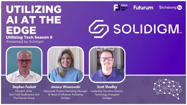UT08x00: Introducing AI at the Edge with Solidigm