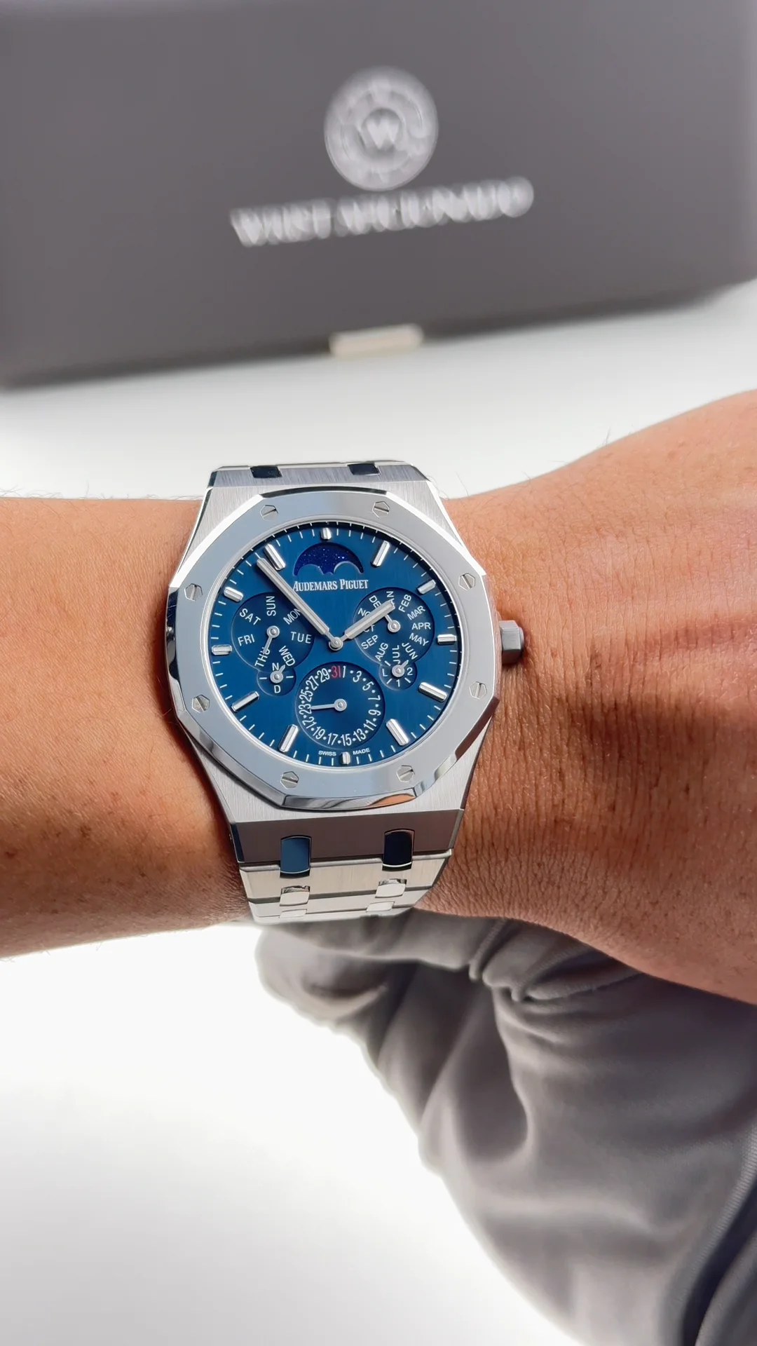 センチュリーPAL Audemars Piguet Royal Oak 26586IP.OO.1240IP.01 Perpetual Calendar