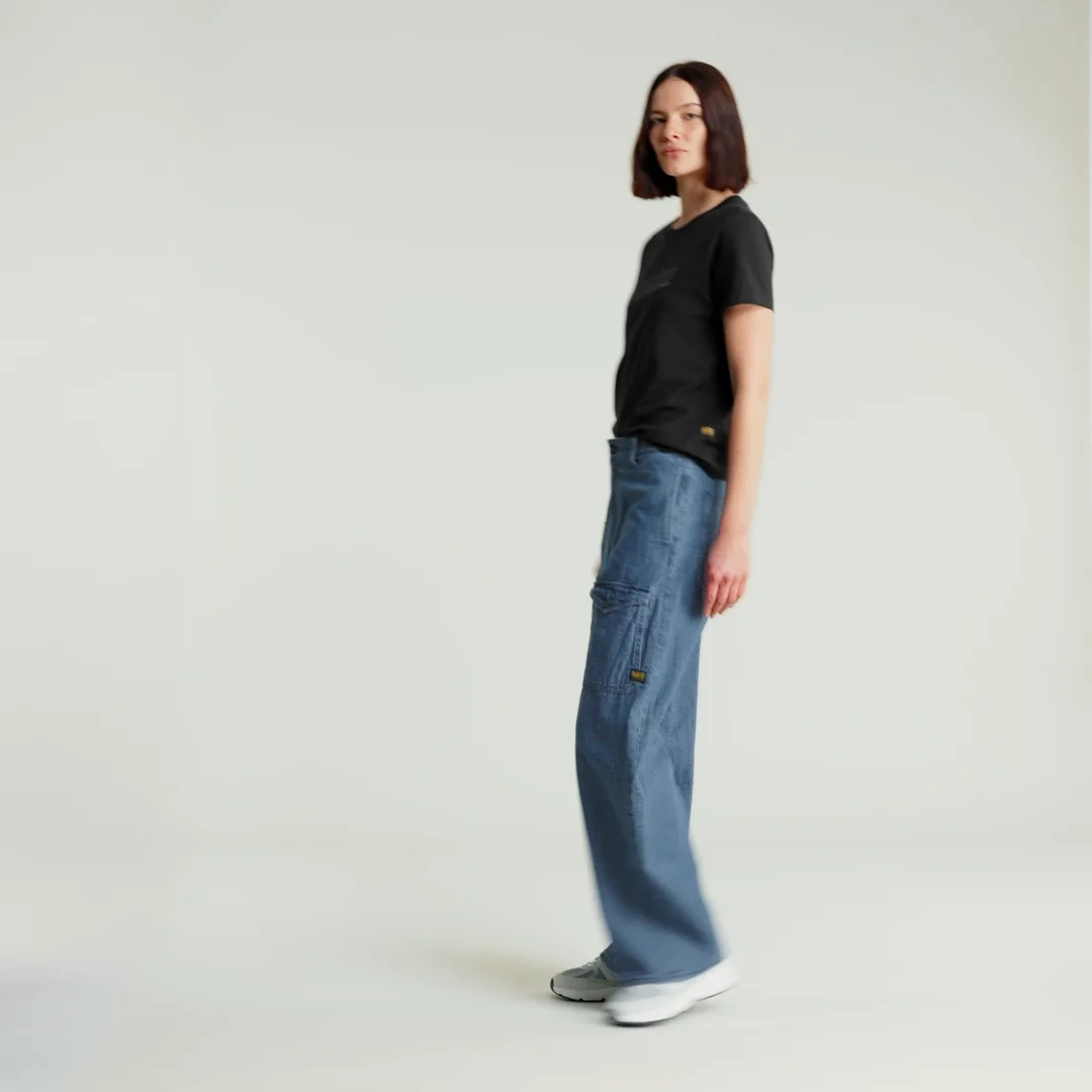 Belted Cargo Loose 2.0 Jeans | Medium blue | G-STAR® US