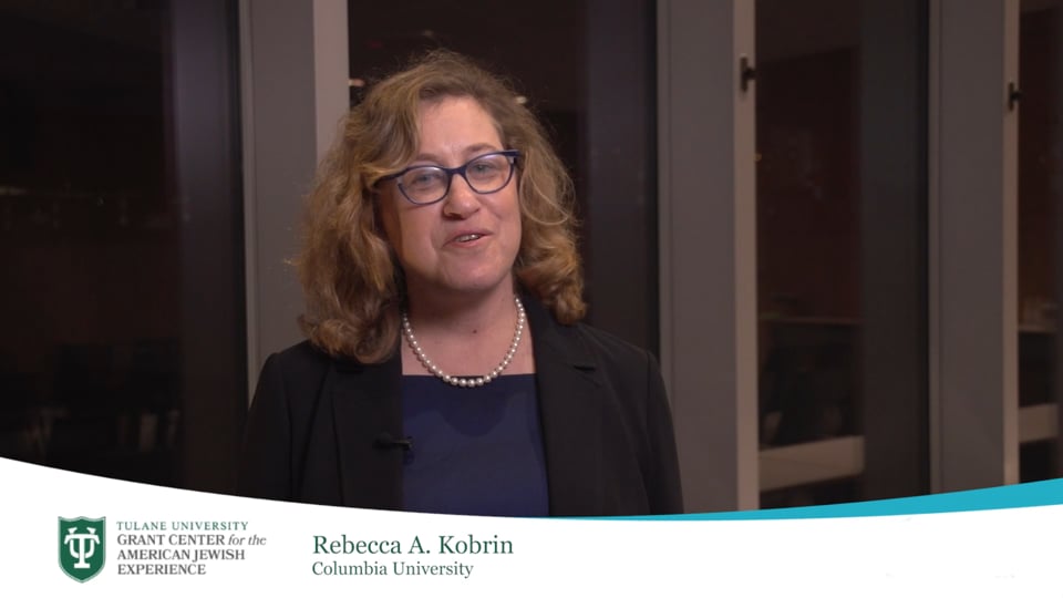 Rebecca Kobrin Interview