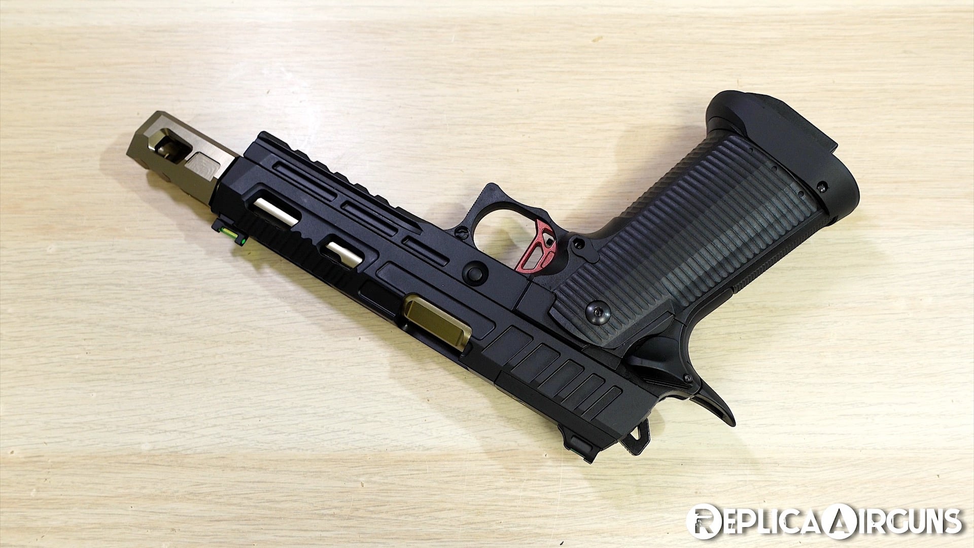 KJWorks KP-19 CO2 Blowback Airsoft Pistol Table Top Review