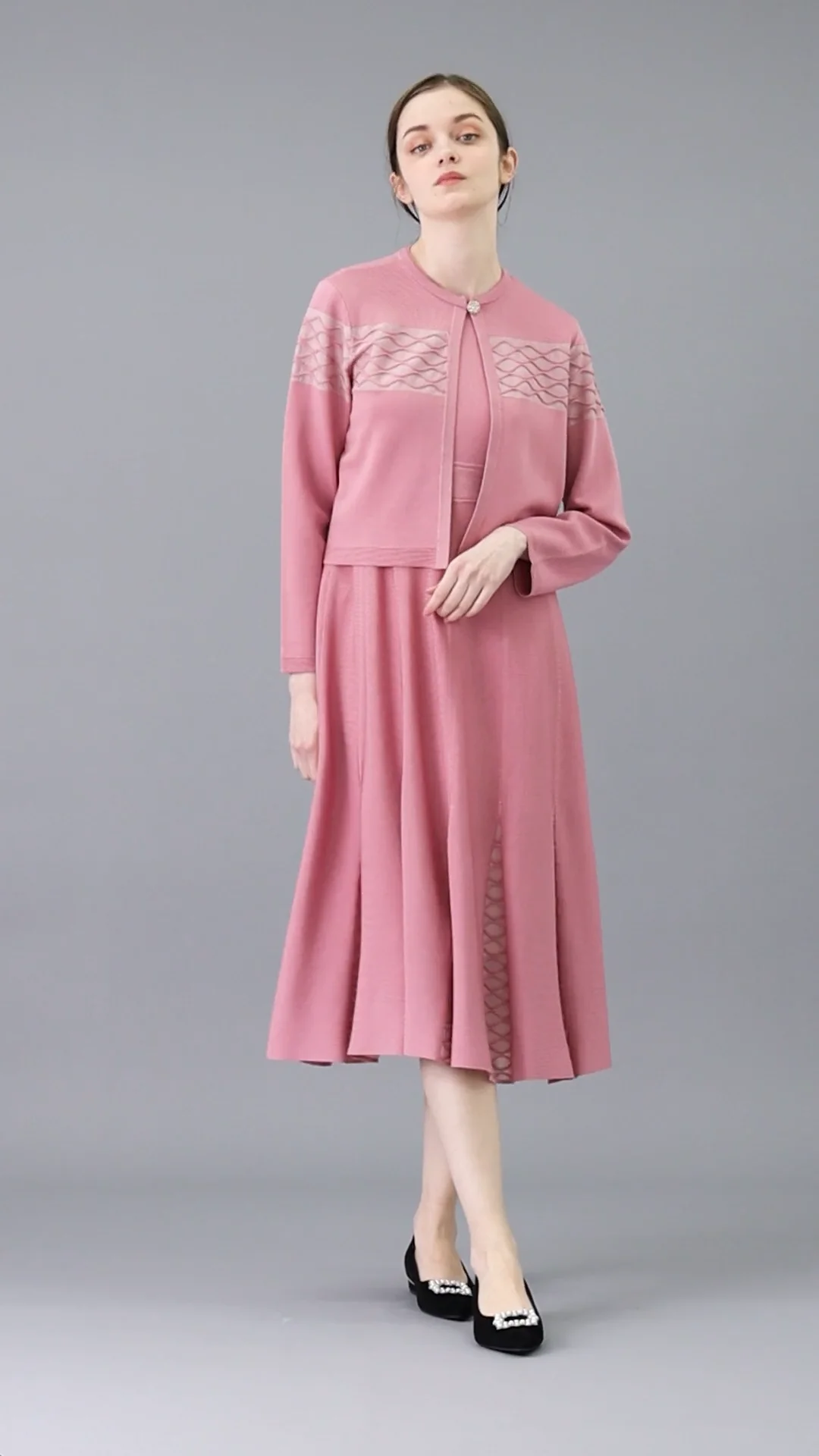 セレネ ショート ニット カーディガン ｜ MORABITO SPELL（モラビト