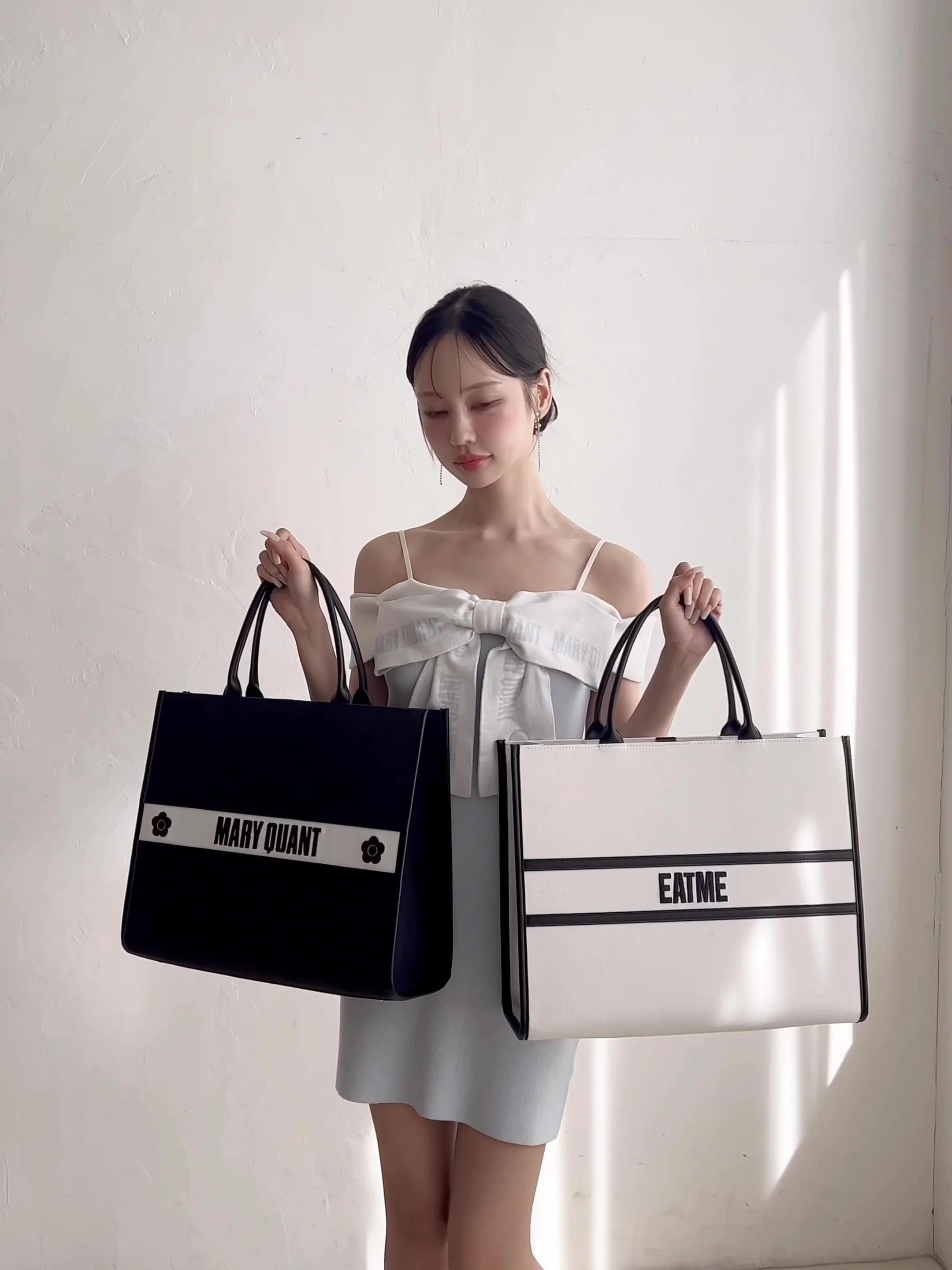 EATME×MARY QUANT】バイカラートートBAG|イートミー(EATME EATME×MARY QUANT】バイカラートートBAG|イートミー(EATME