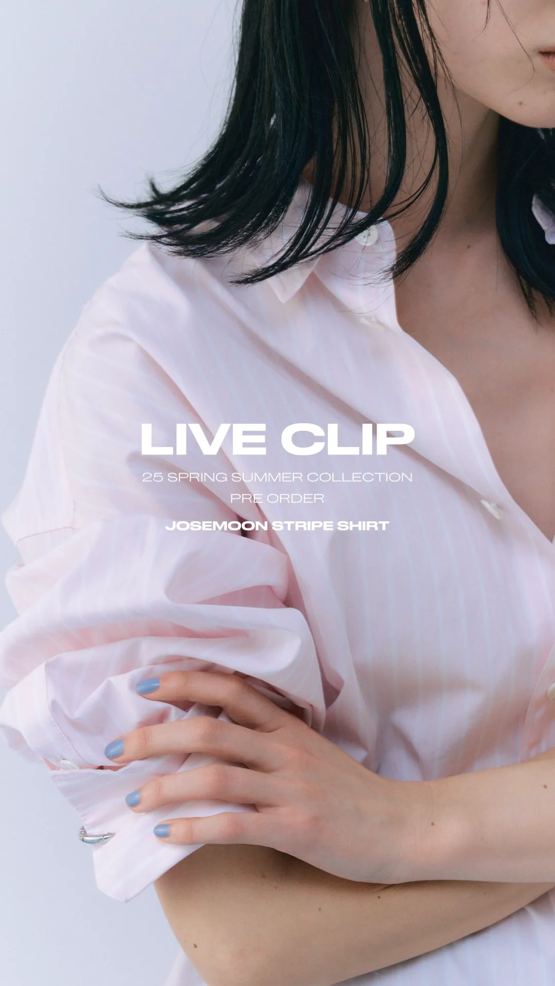 JOSEMOON STRIPE SHIRT(F WHITE): TOPSjosemoon