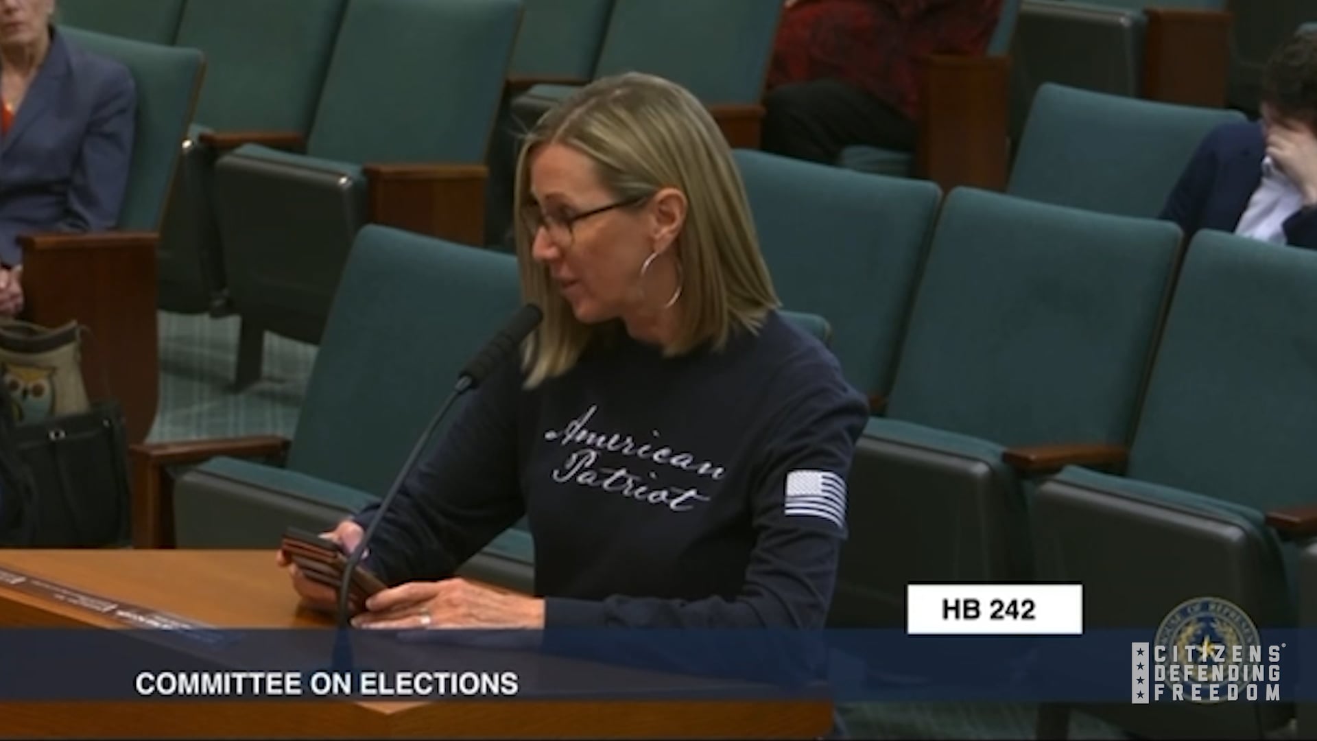 Citizen Testimony Example - SB 242 Hearing