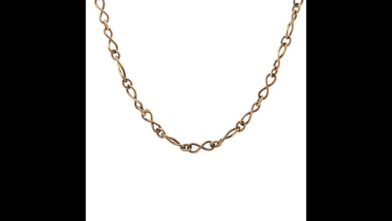 01 Diamond Infinity Link Chain Necklace in 18k – Filigree Jewelers