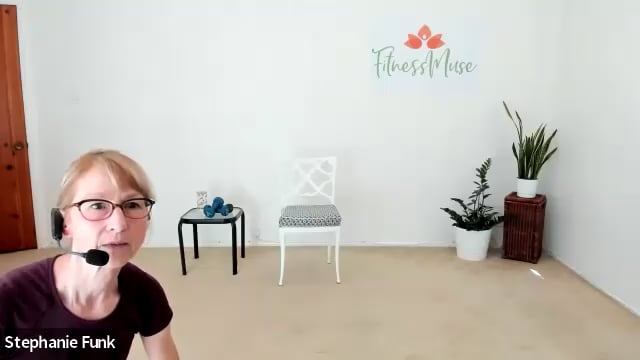 Chair-Assisted Aerobics & Strength, 3/24/25 class recording*