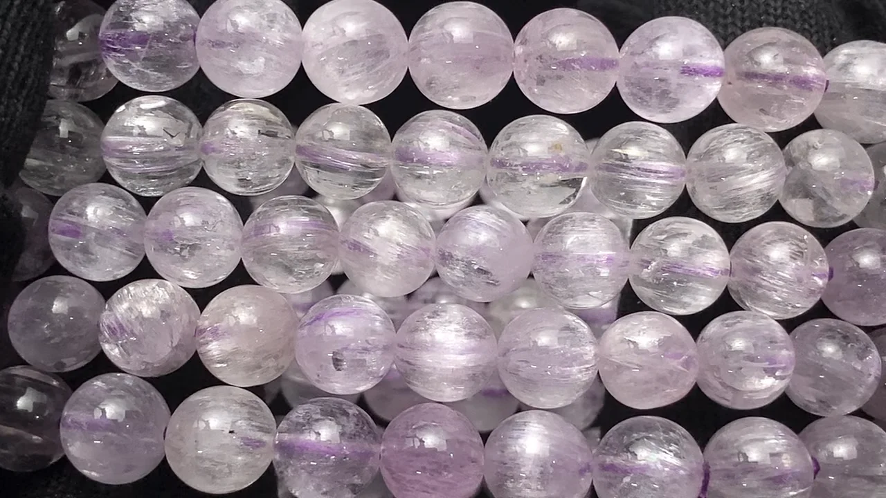 クンツァイト（産地・アフガニスタン） ラウンド7mm ブレスレット