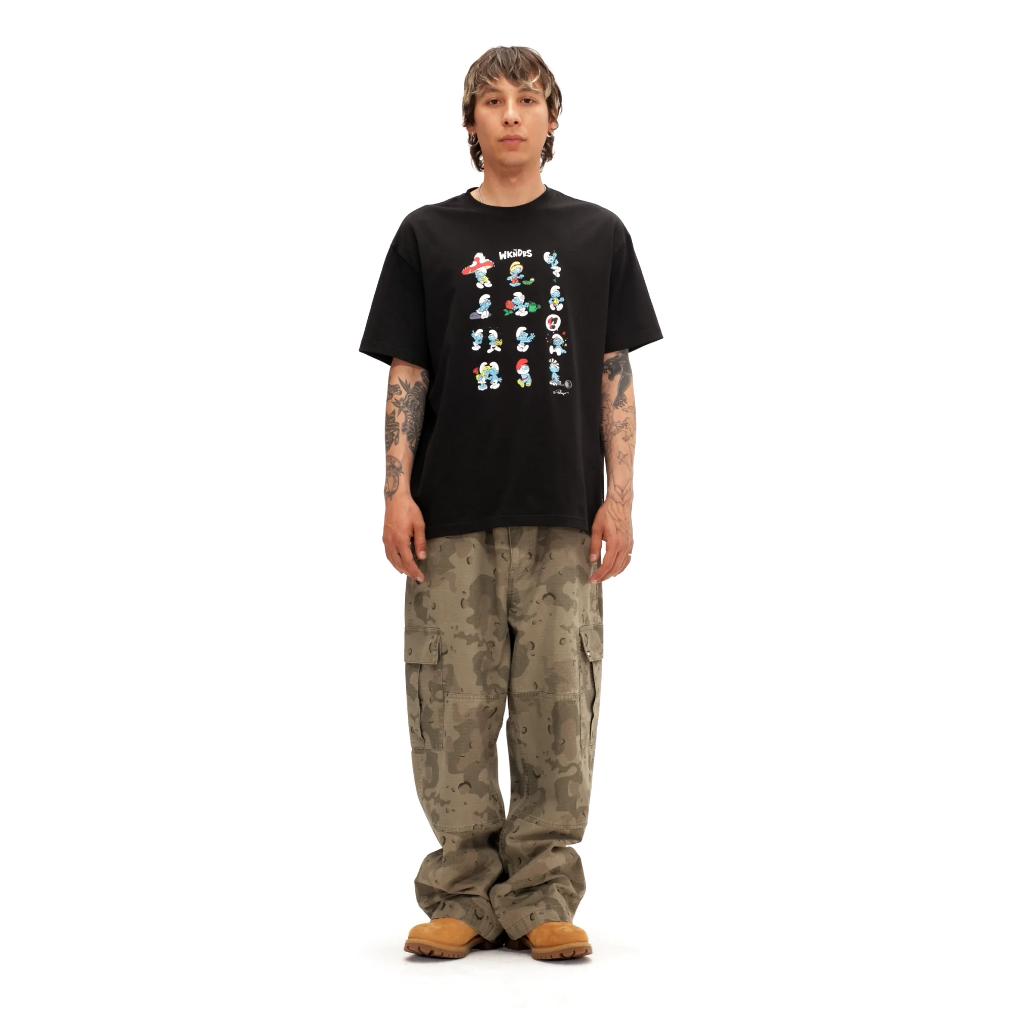 [WKNDRS] CARTOON T-SHIRT /追跡付 WKNDRS] CARTOON T-SHIRT /追跡付 (WKNDRS/Tシャツ・カットソー