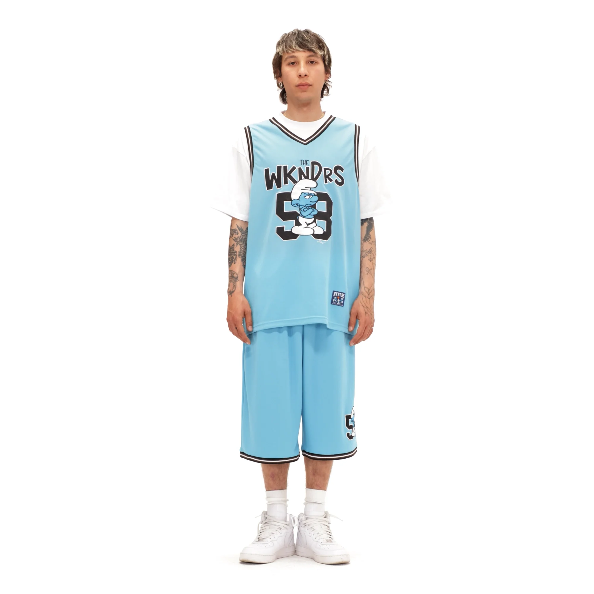 ★2025SS新作★WKNDRS X SMURFS★58 BASKETBALL SHORTS WKNDRS® X The Smurfs™ Limited Collection | Official Online Store