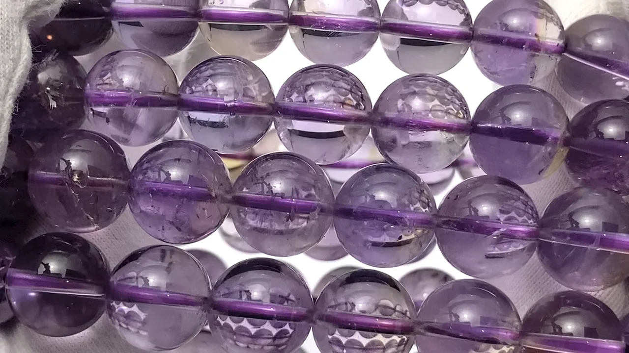 アメトリン ラウンド10mm ブレスレット｜天然石ビーズの卸問屋・通販