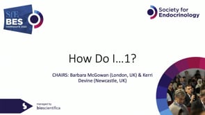 How Do I.1? Talk 1
