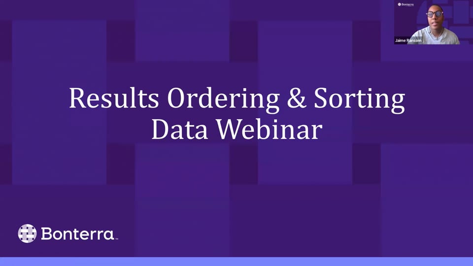 Ordering and Sorting Data