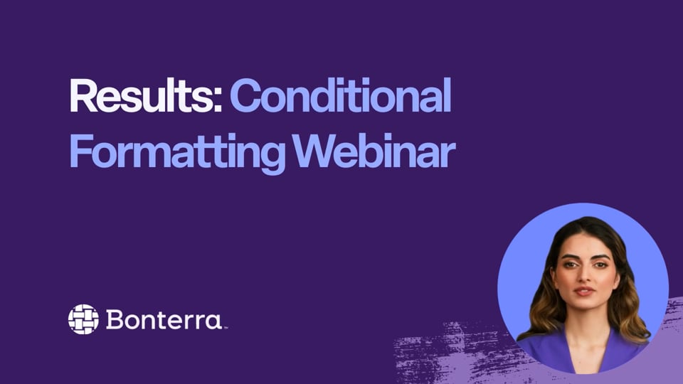 Conditional Formatting