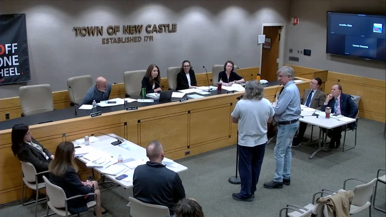 Town Board of New Castle Work Session & Meeting 3/25/25