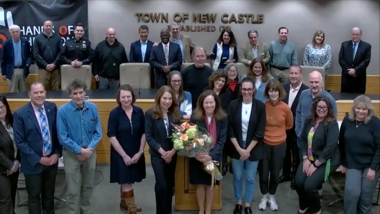 New Castle Farewell Reception Town Administrator Jill Shapiro 3/25/25