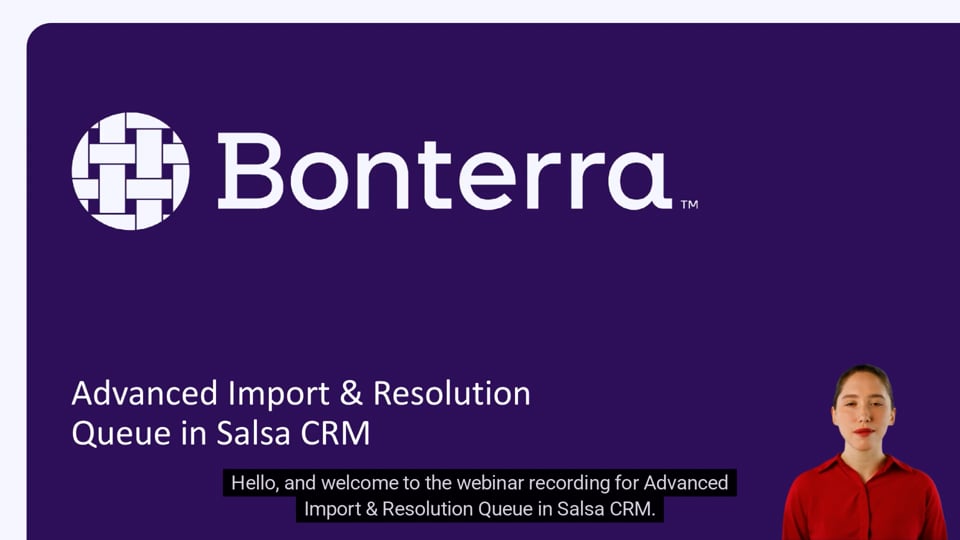 Advanced Importing & Resolution Queue