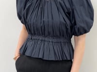 トップス DeuxiemeClasse MERLETTE Scoop NeckBlouse MERLETTE/マーレット】Scoop Neck Blouse（シャツ／ブラウス
