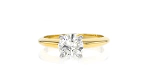 1.14 Carat Diamond Solitaire Ring in 14kt Yellow Gold