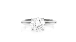1.72 Carat Diamond Solitaire Ring in 14kt White Gold