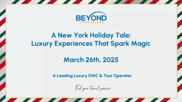 A New York Holiday Tale: Luxury Experiences That Spark Magic