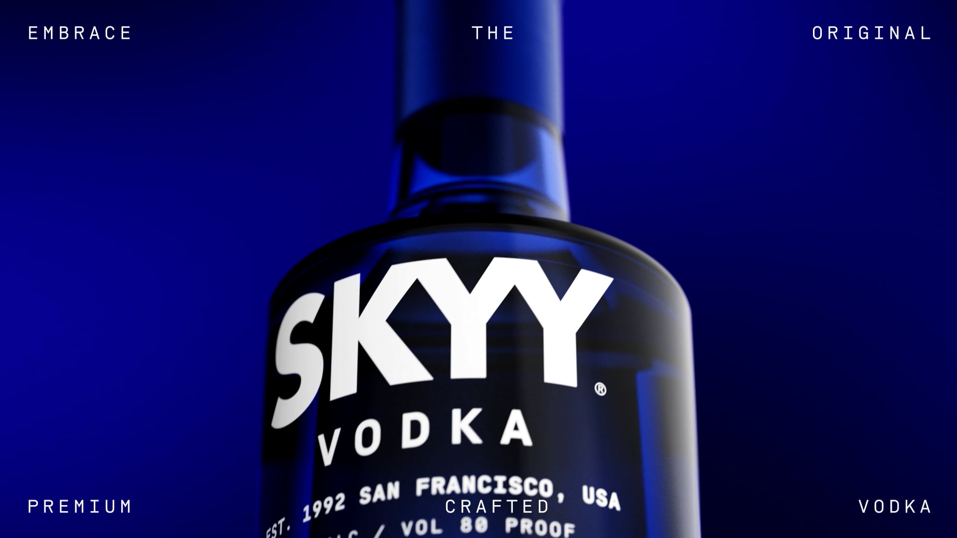 非売品】SKYY VODKA ネオン（□ SKYY VODKA スカイウォッカ