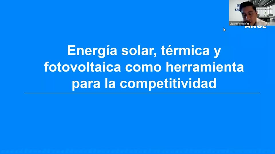 Energía solar Térmica y Fotovoltaica como Herramienta para la Competitividad