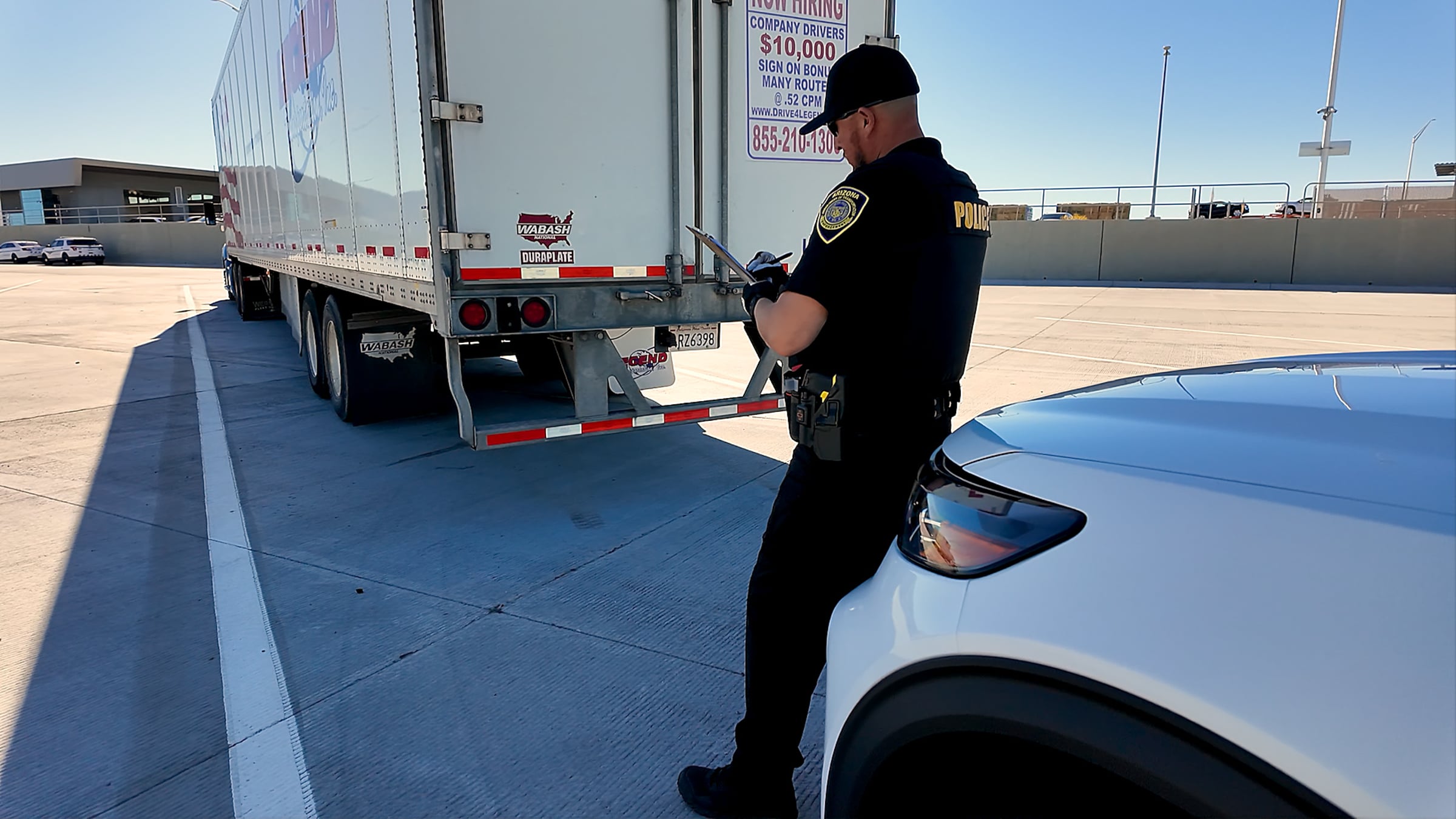 Media B-Roll ADOT ECD Commercial Vehicle Inspections Operation Full ...