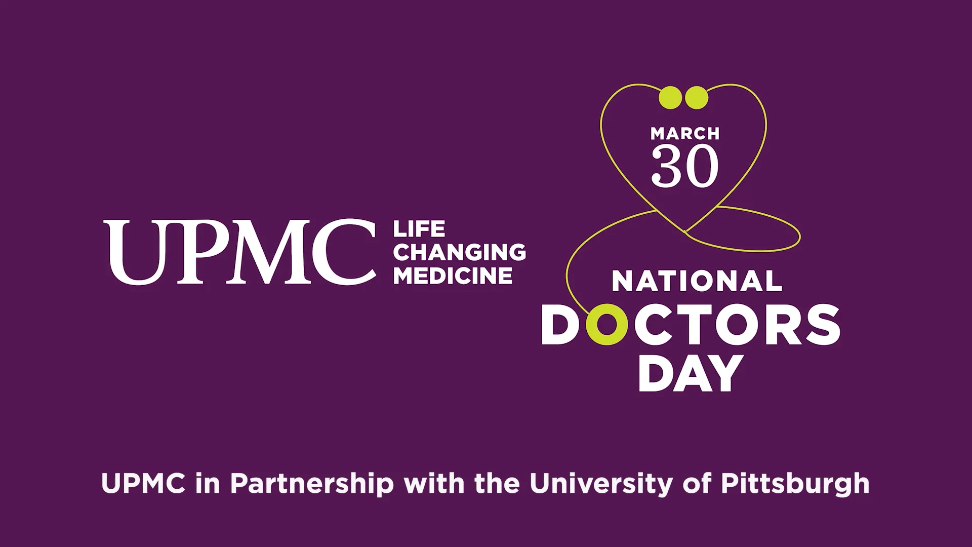 National Doctors Day 2025, UPMC in Partnership with the University of