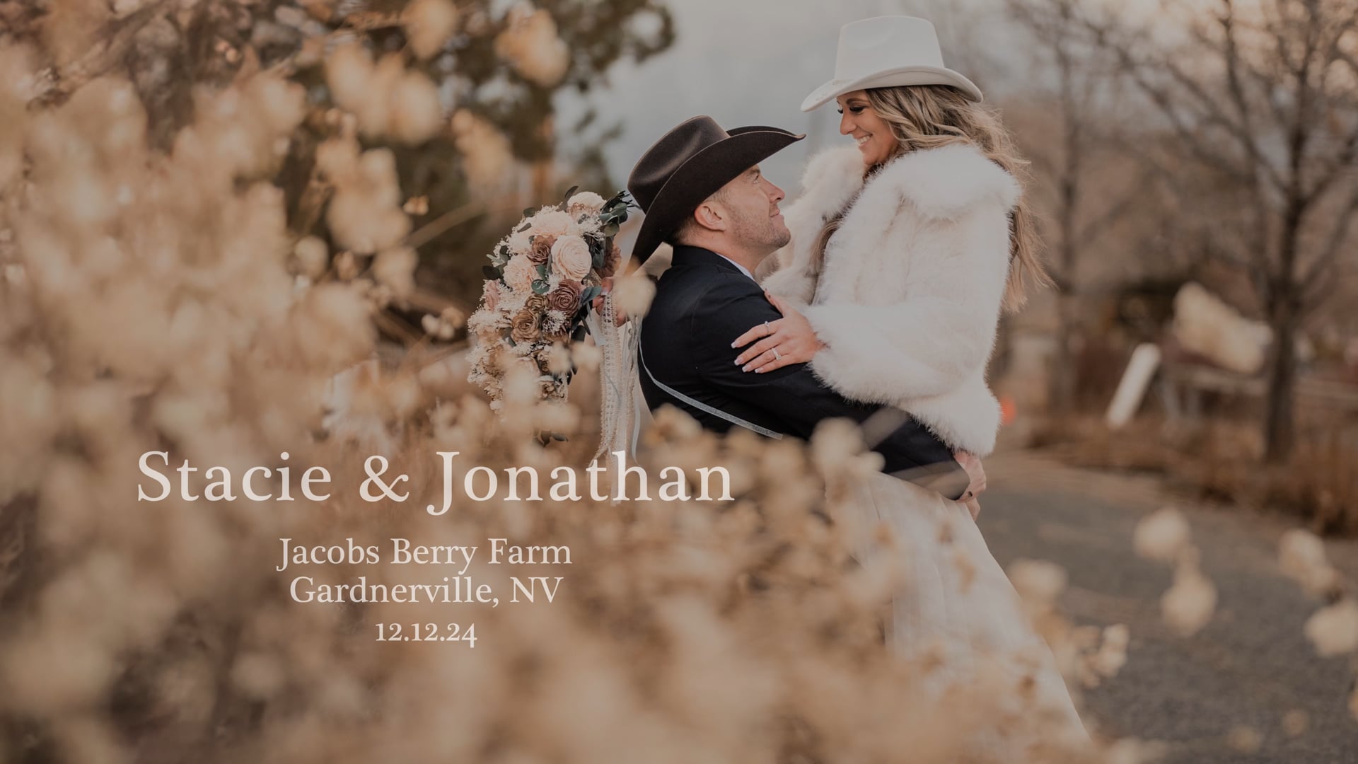 12.12.24 Stacie & Jonathan Video / Photo Jacobs Berry Farm