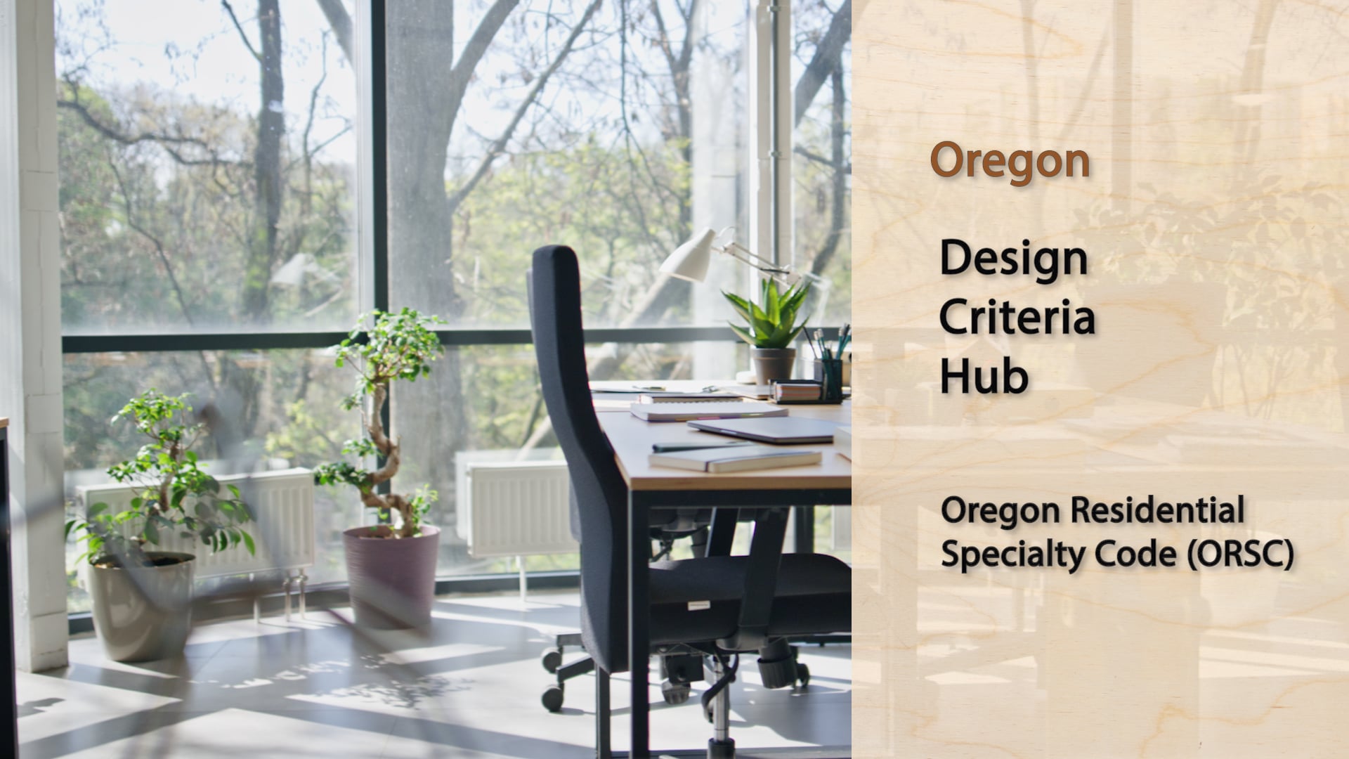 BCD - How to: Oregon Design Criteria Hub for the ORSC | Videos & Movies ...