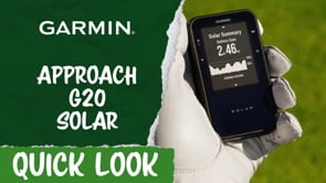 Garmin Approach G20 Solar