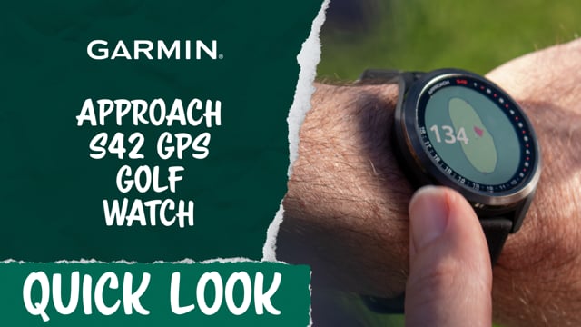 Quick Look | Garmin S42 GPS Golf Watch