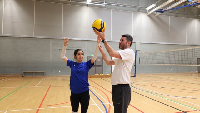 Volleyball: The Basic Spike