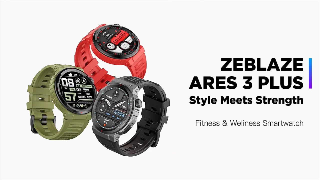 Zeblaze Ares Plus Watch Faces Zeblaze Ares Plus Smartwatch Red