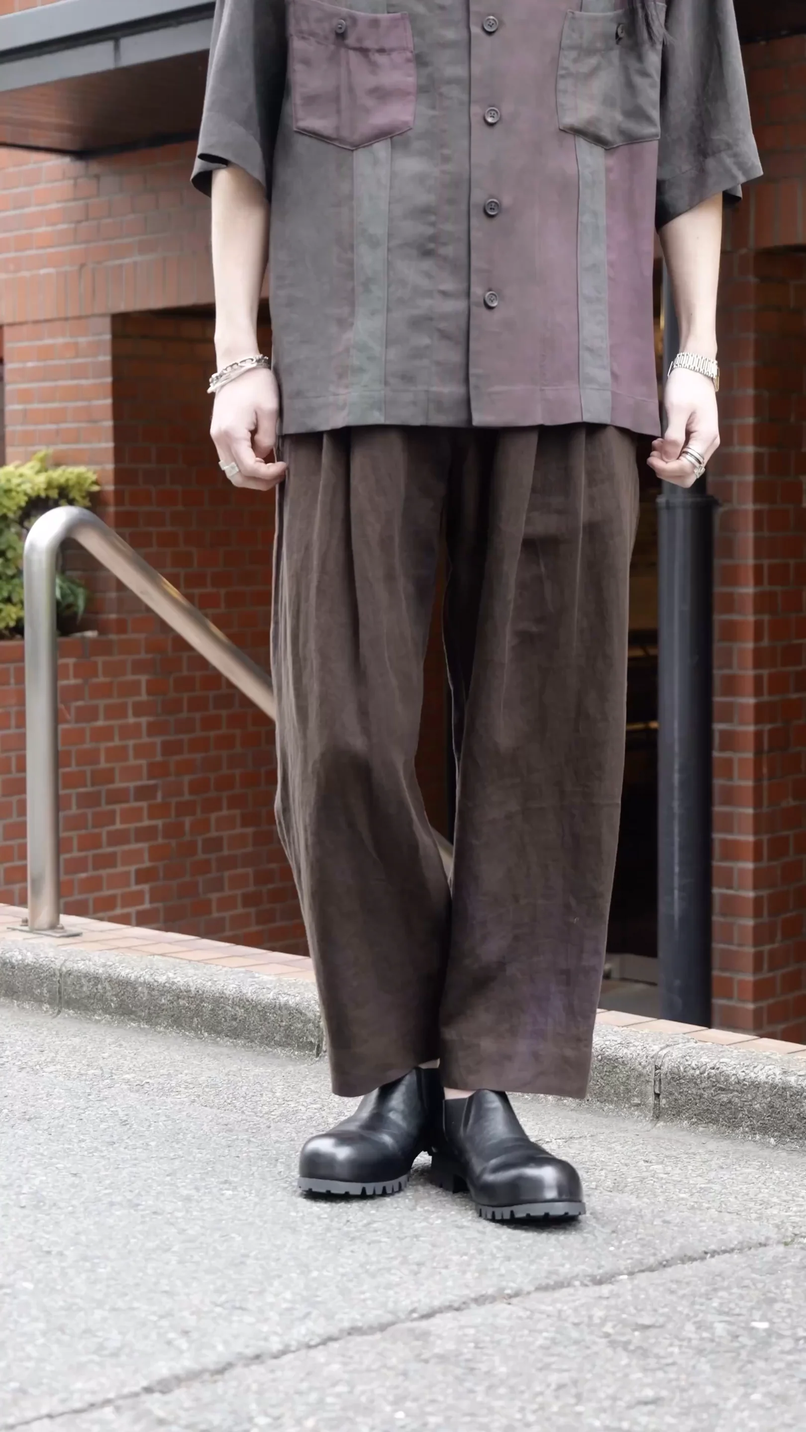 0M2510501. Front Pleats Tapered Trousers. ZIGGY CHEN. 2025SS