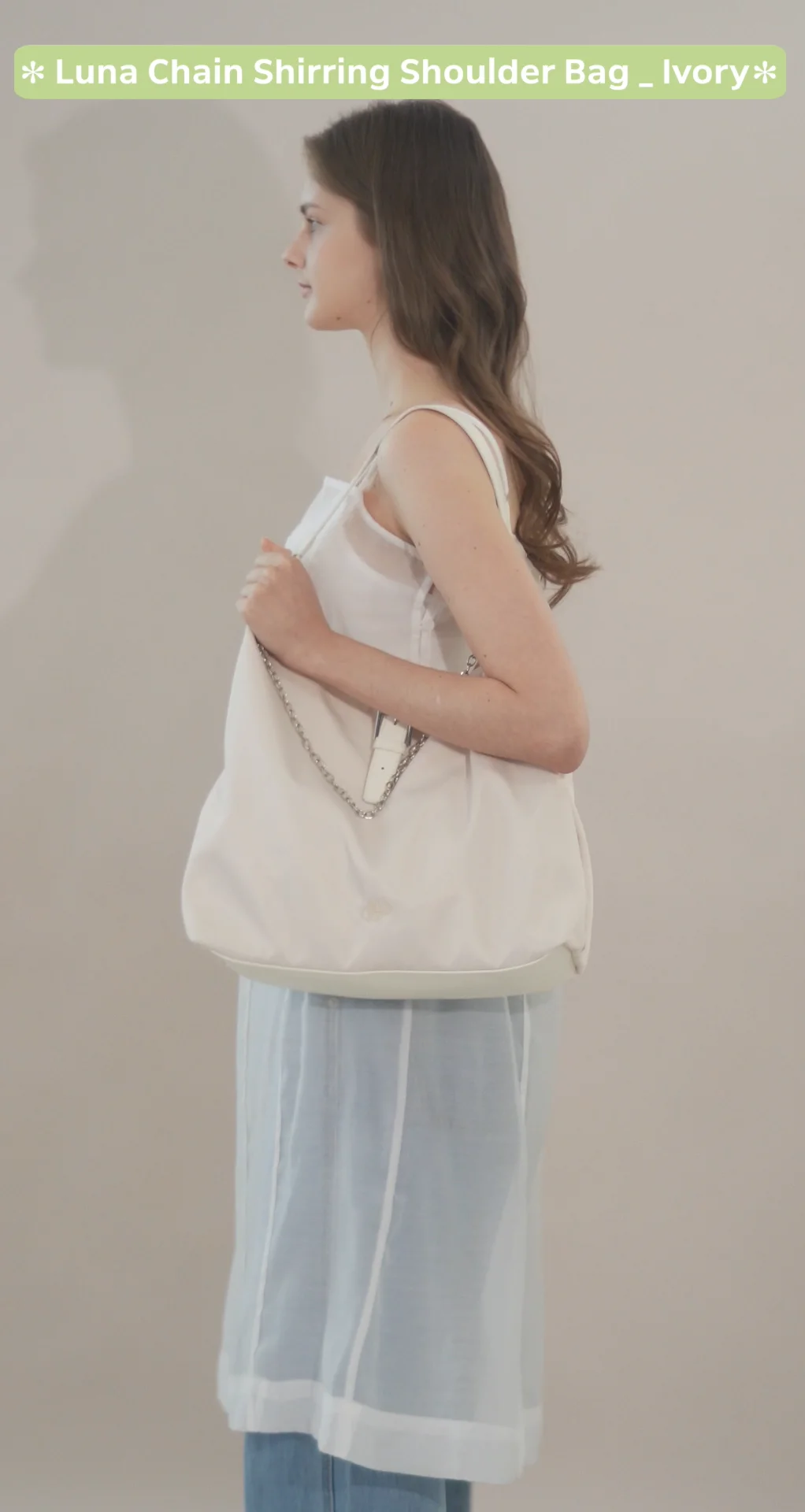 【MASMARULEZ】Luna Chain Shirring Shoulder Bag 2color MUSINSA | MASMARULEZ [INT] Luna Chain Shirring Shoulder Bag