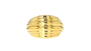 Italian 14kt Yellow Gold Fluted Ring