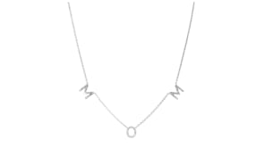 .20 ct. t.w. Diamond Mom Station Necklace in Sterling Silver