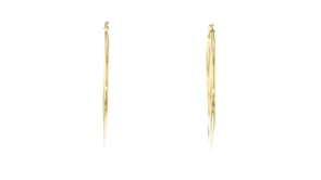 Italian 18kt Gold Over Sterling Double-Hoop Earrings