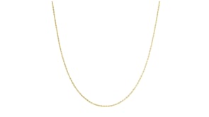 1mm 14kt Yellow Gold Adjustable Rope-Chain Necklace
