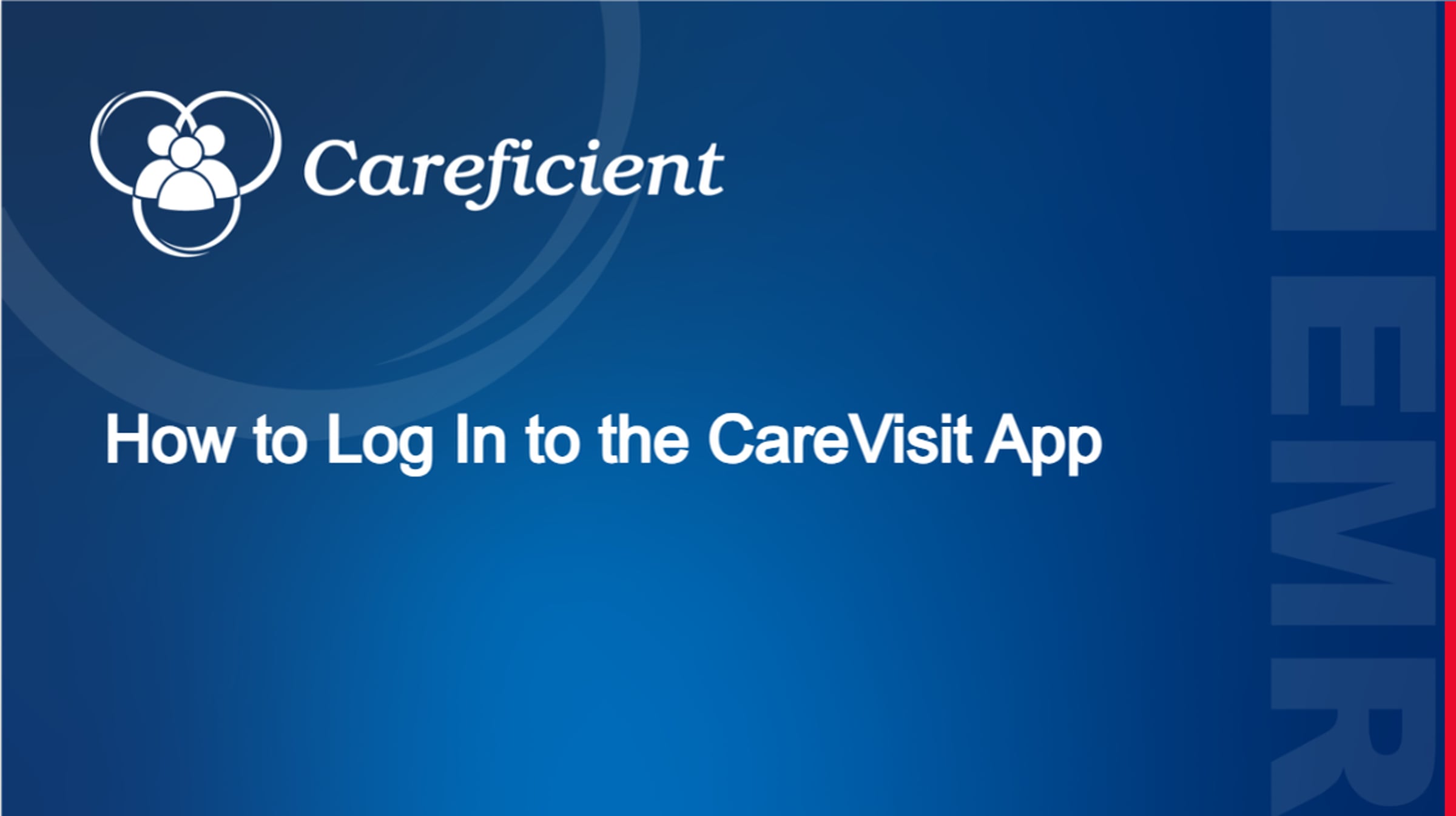 How to log in to the CareVisit App | Videos & Movies on Vimeo