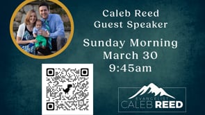 Guest Speaker Caleb Reed