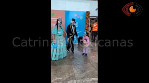 Animación con Catrinas Mexicanas