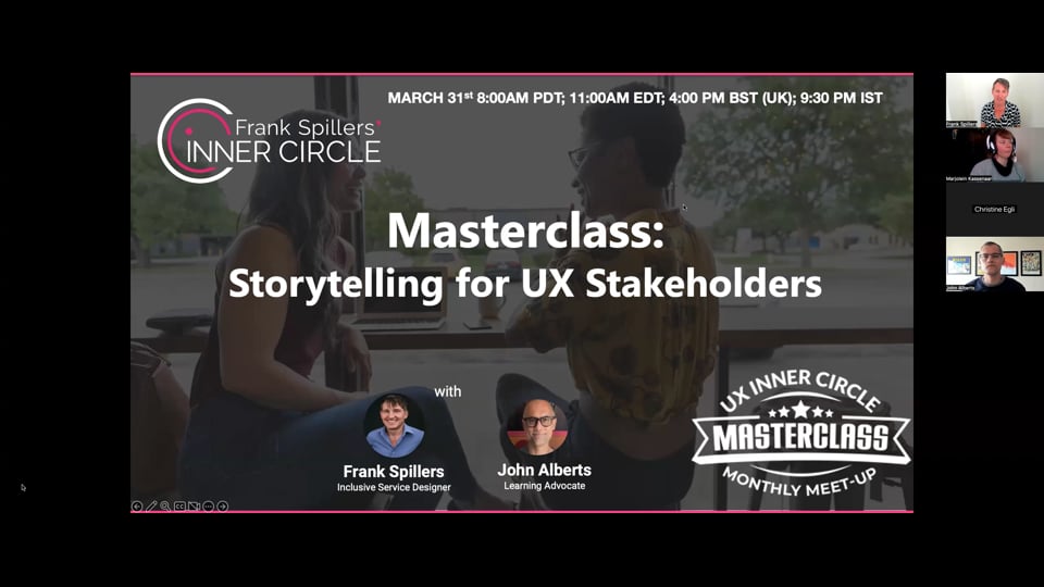 Masterclass: Storytelling for UX Stakeholders