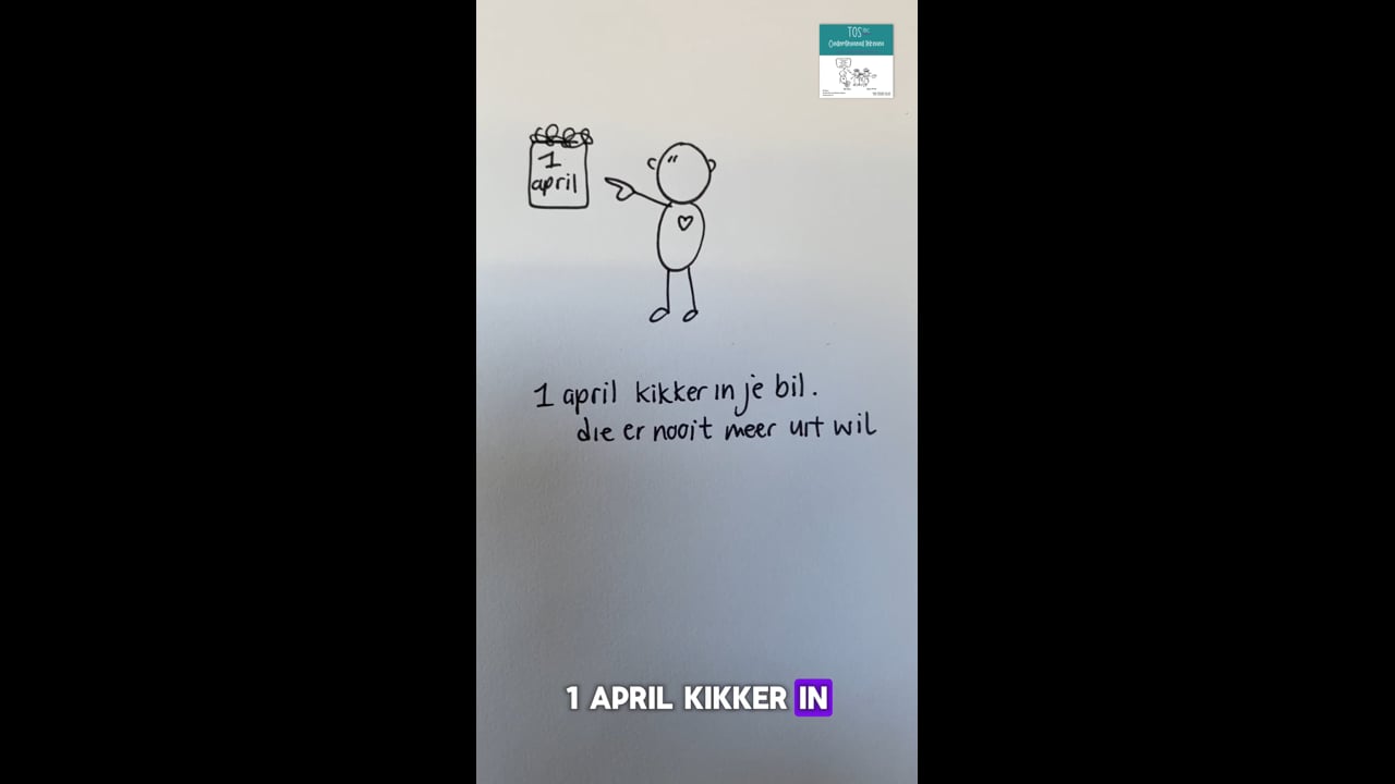 1 april kikker in je bil?
