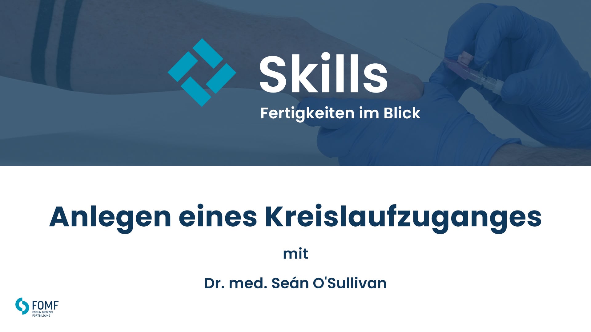Anlegen eines Kreislaufzuganges