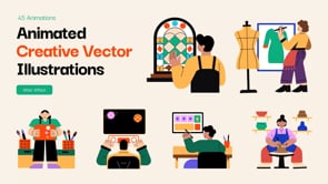 Animated Creative Illustrations, a Decorative Illustration by Brickclay (Thumbnail 5 of 5)